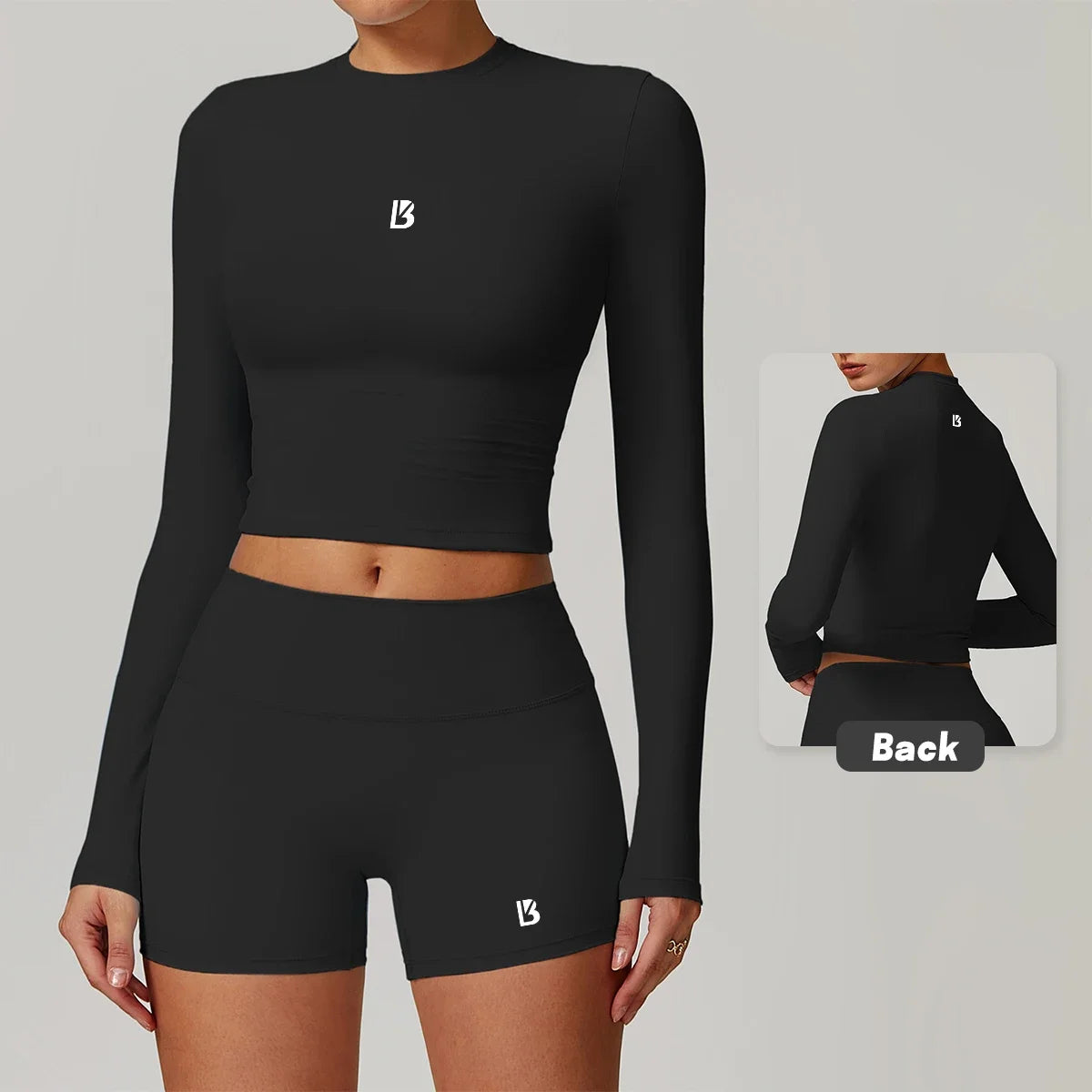 Base High Quality Yoga Shirt and Shorts