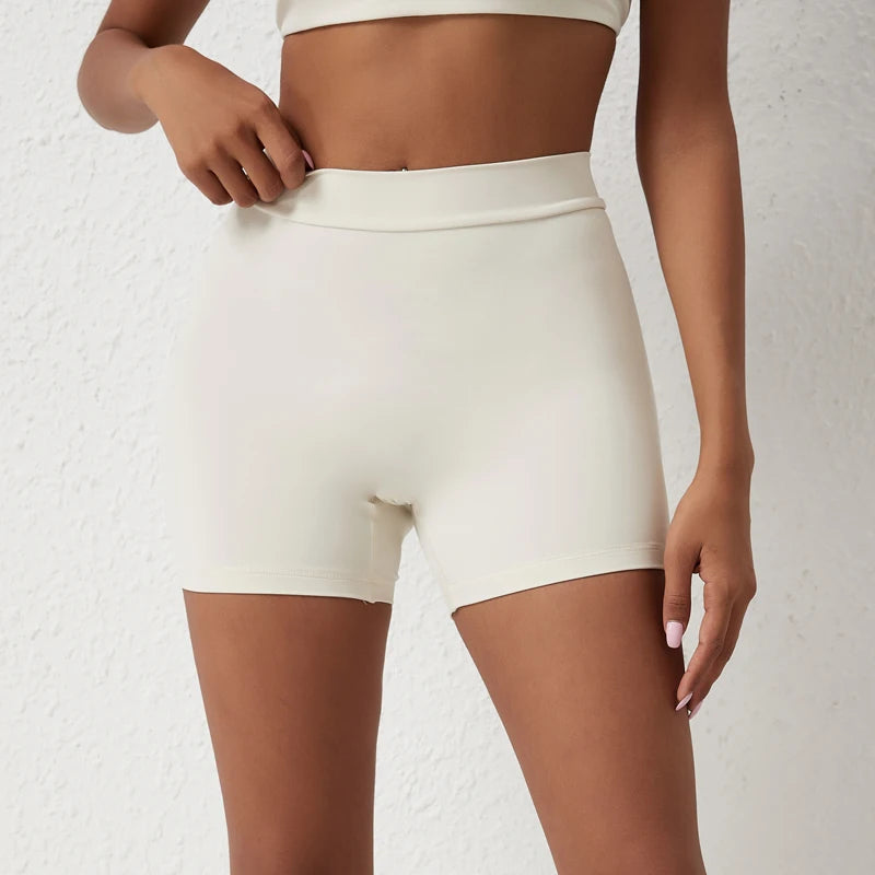 V-Back High waisted hip lifting yoga shorts