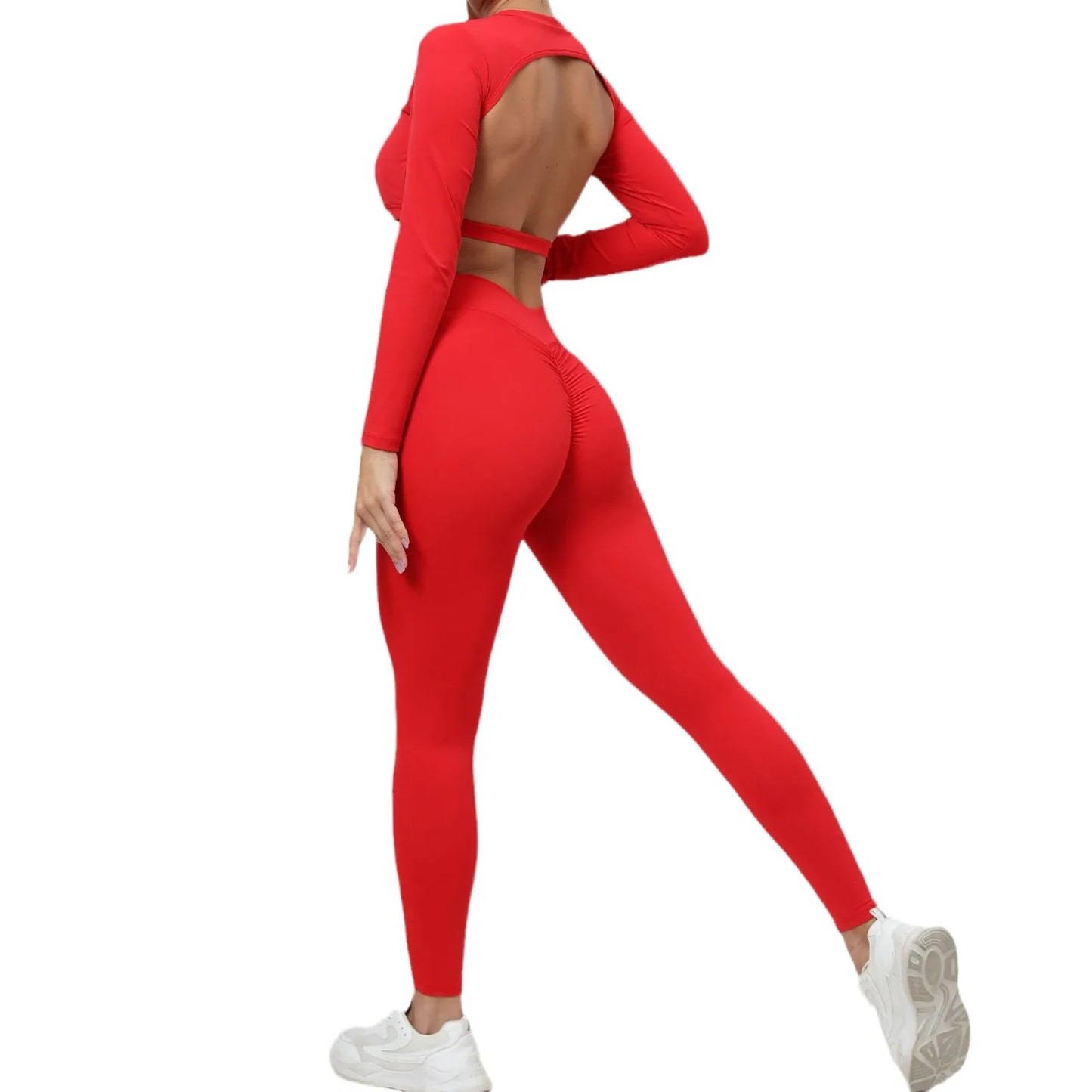 2Pieces Long Sleeve  Yoga Set