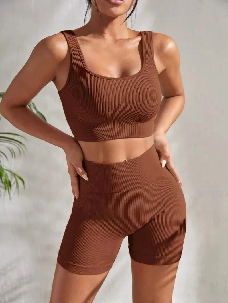 Seamless 2 Pieces Yoga Sets