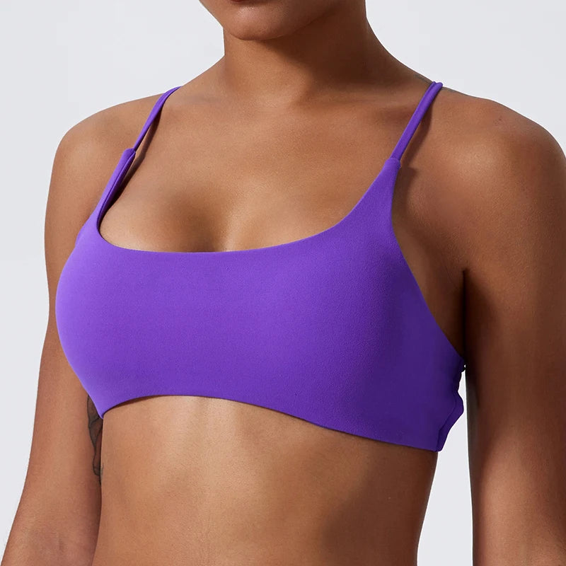 Back Cross Sports Bra