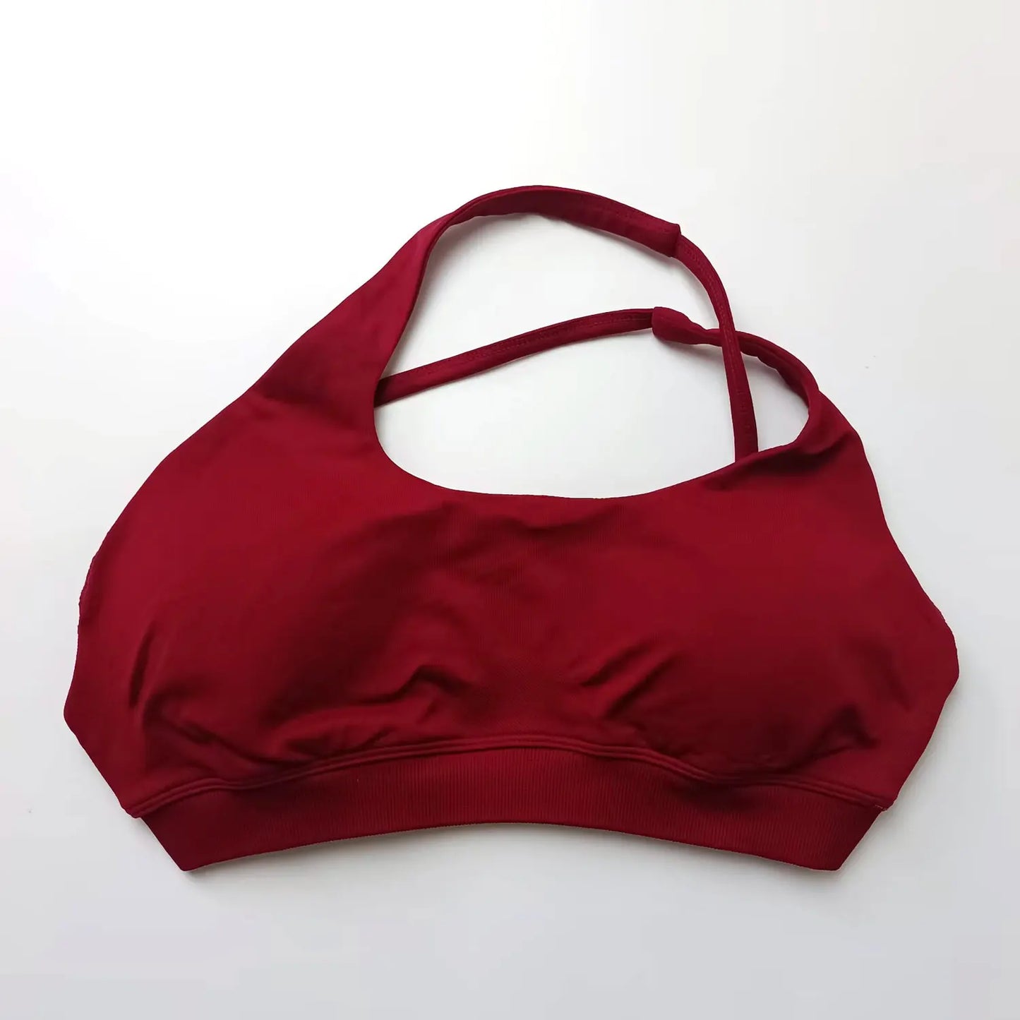 Seamless Asymmetric Sports Bra