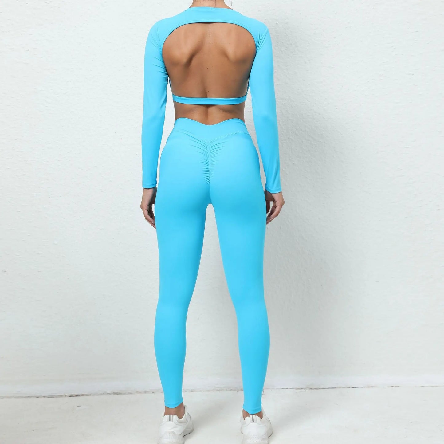 2Pieces Long Sleeve  Yoga Set