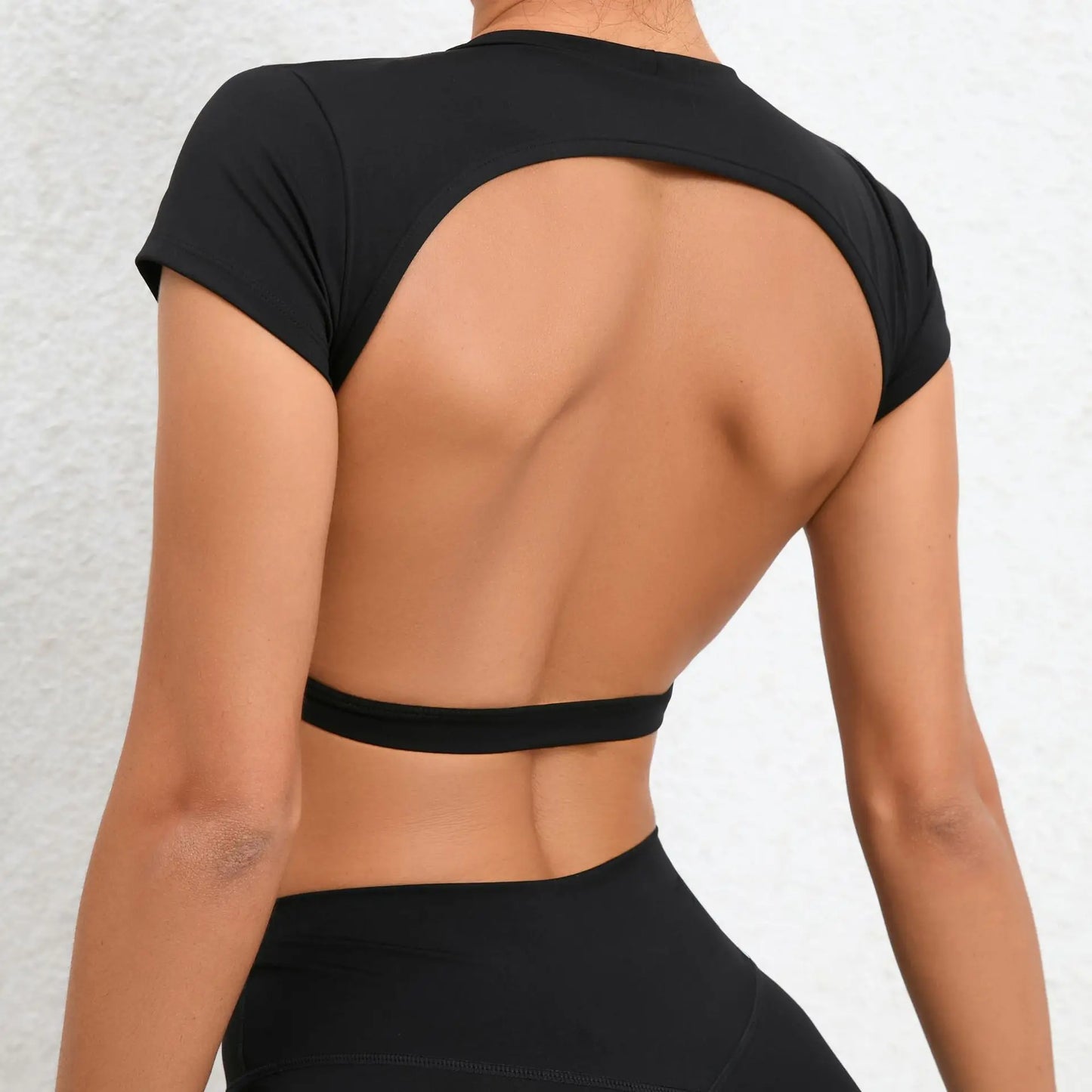 Breathable Backless Top