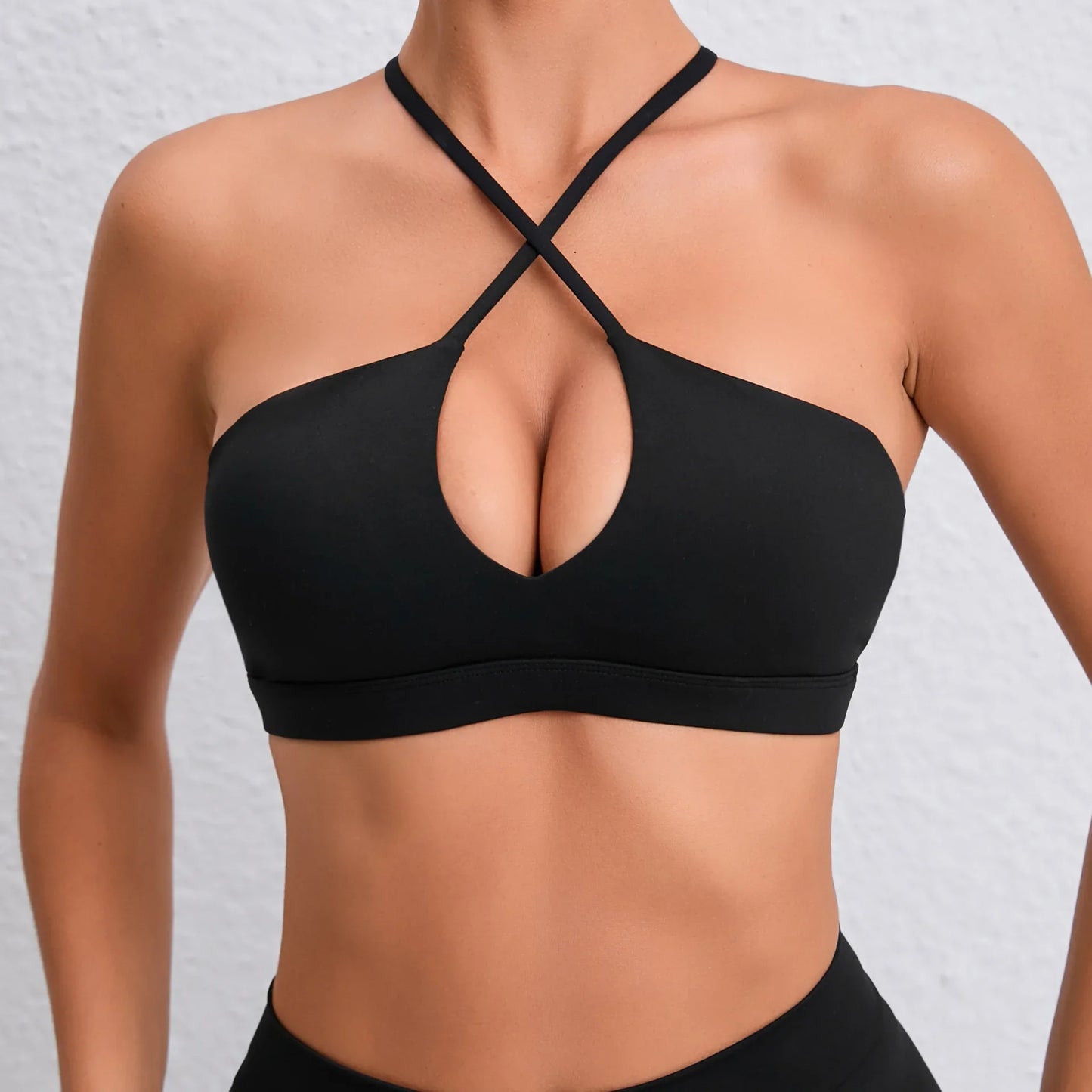 Cross Back Yoga Bra