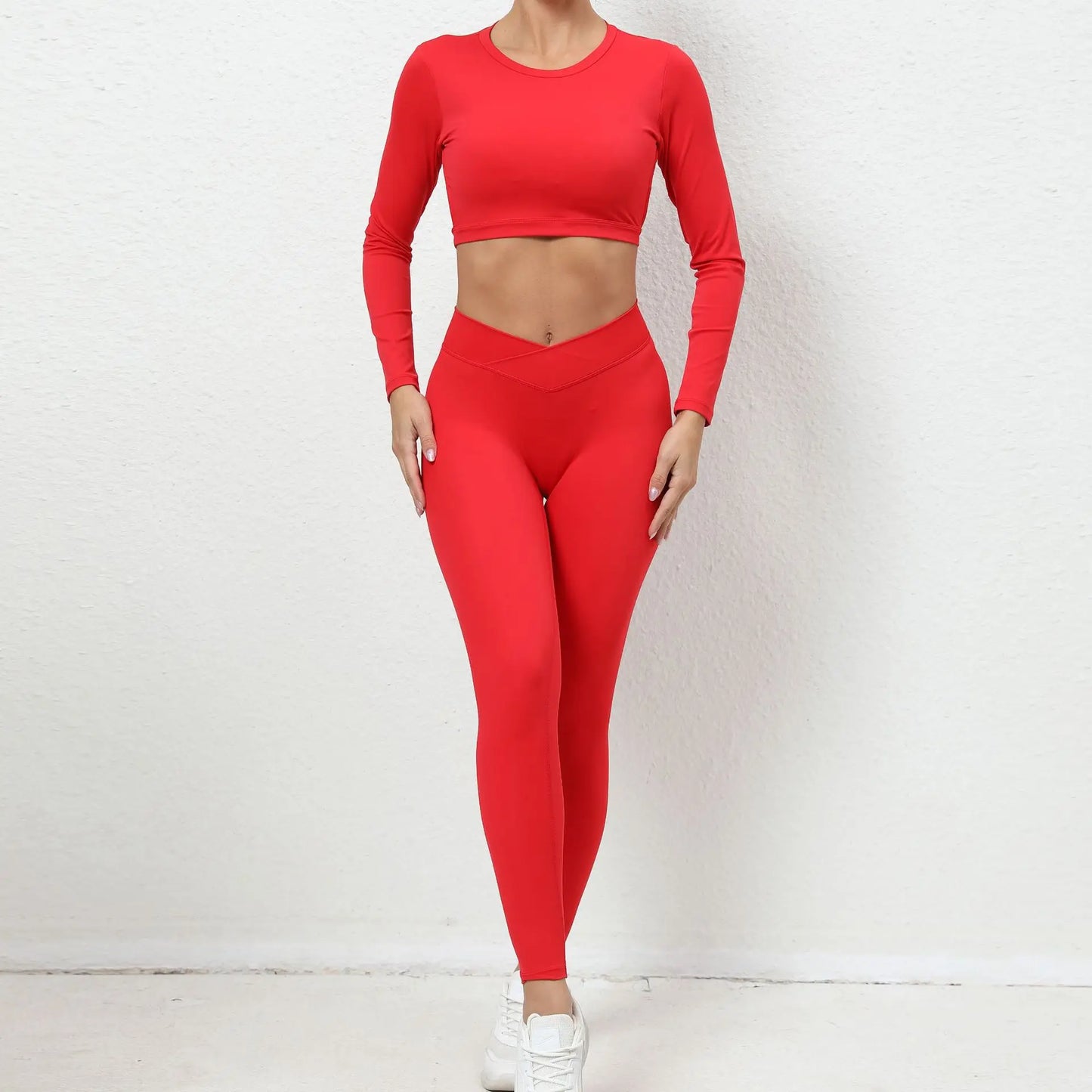 2Pieces Long Sleeve  Yoga Set