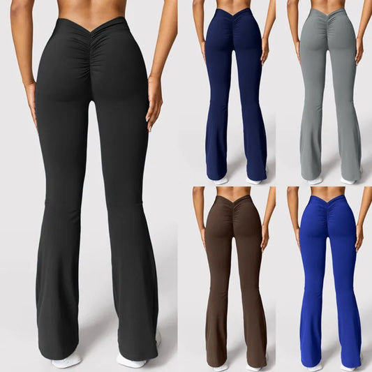 V-back High Waist Push Up  Leggings