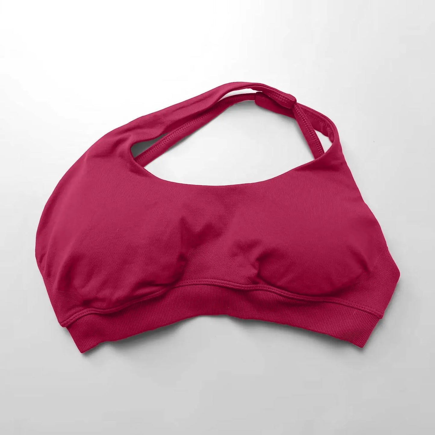 Seamless Asymmetric Sports Bra