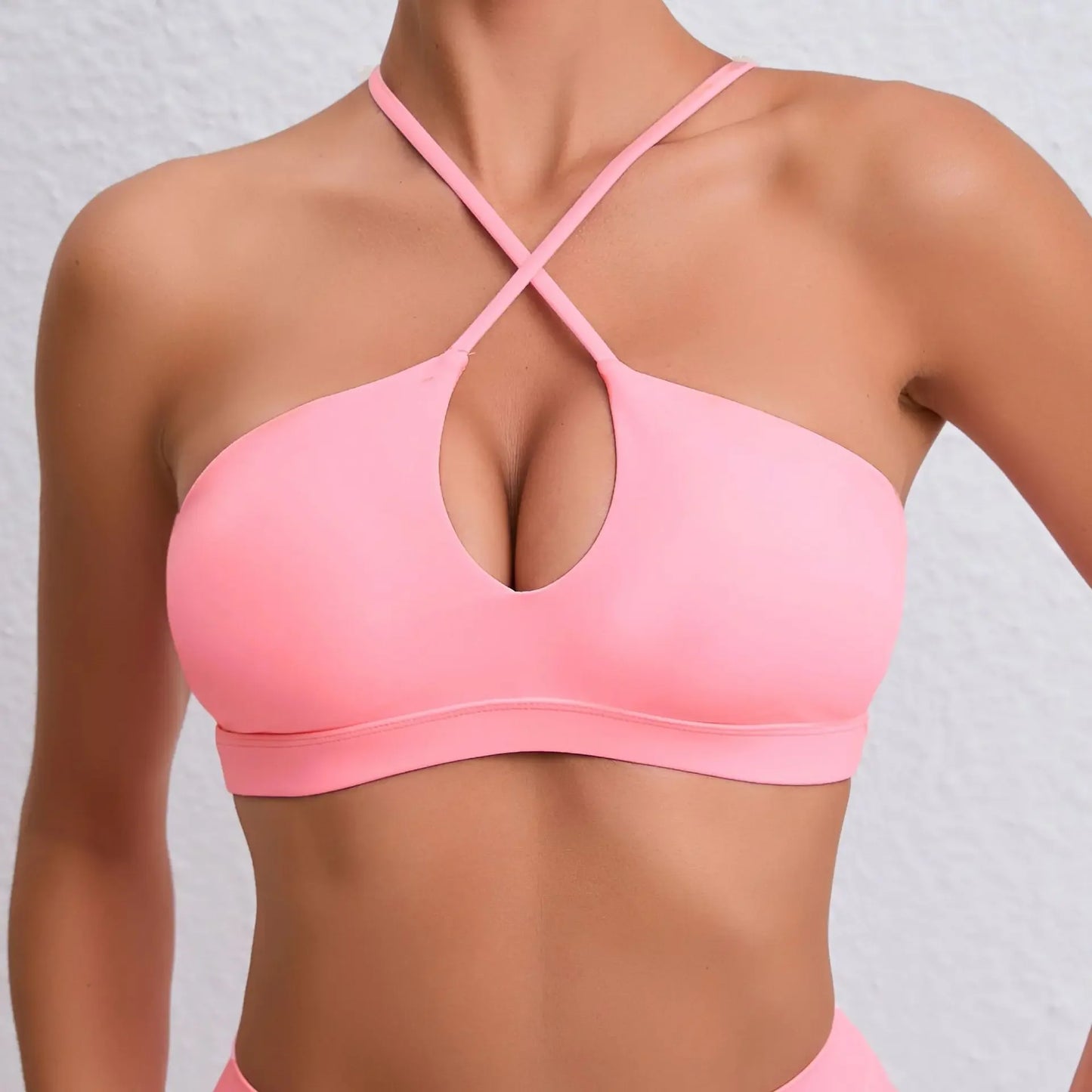 Cross Back Yoga Bra